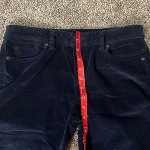 LC Lauren Conrad skinny corduroy pants size 6, navy blue